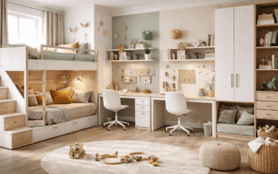 Cerchi camerette condivise? Idee salvaspazio e soluzioni di design per ambienti funzionali e armoniosi